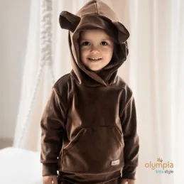 Dres welurowy CZEKOLADA 2